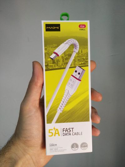 Лот: 19565556. Фото: 1. usb кабель для usb type-c 1.0м... Дата-кабели, переходники