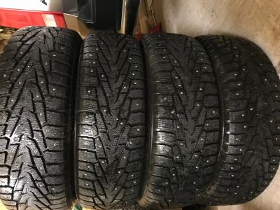 Лот: 12198930. Фото: 1. nokian hakkapeliitta 7 245/65... Шины