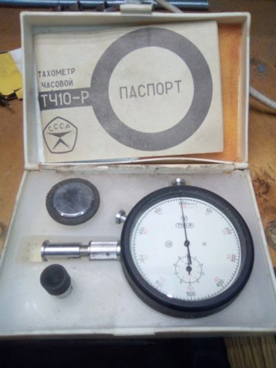 Лот: 15216136. Фото: 1. Тахометр часовой механический. Контрольно-измерительное оборудование