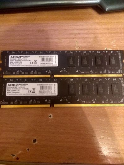 Лот: 19007728. Фото: 1. Озу Radeon R5 8gb (ddr3,1600 Mhz... Оперативная память