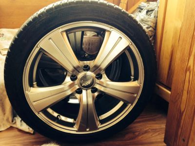 Лот: 4211829. Фото: 1. 4 Колеса ASW Rodeo R17 5x108 ET... Шины на дисках