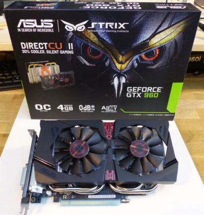 Лот: 8744288. Фото: 1. Asus Gtx 960 Strix (4gb (3 мес... Видеокарты