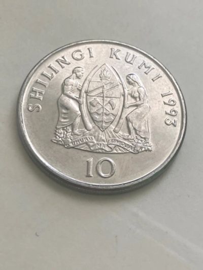 Лот: 19262293. Фото: 1. Танзания 10 шиллингов, 1993. Африка