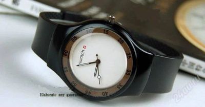 Лот: 2388900. Фото: 1. Часы Swatch черные. Другие наручные часы