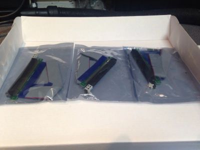 Лот: 8420367. Фото: 1. Райзер (Riser) PCI-E 1x-16x, с... Шлейфы, кабели, переходники