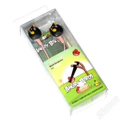 Лот: 2929657. Фото: 1. Вакуумные наушники Angry Birds... Красноярск