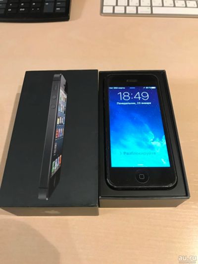 Лот: 8924789. Фото: 1. iPhone 5 64G Black. Смартфоны