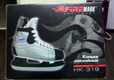 Лот: 12679836. Фото: 1. Коньки хоккейные "FireMark" р... Коньки