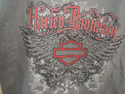 Лот: 11426094. Фото: 1. Байкерская женская футболка Harley... Аксессуары