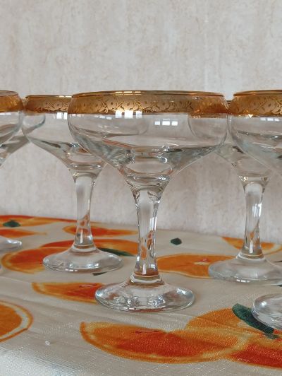 Лот: 25243657. Фото: 1. Бокалы Bistro 6 шт 13*9.5 см объём... Кружки, стаканы, бокалы