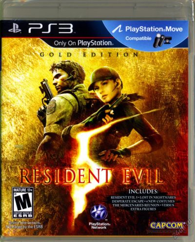 Лот: 5941477. Фото: 1. Resident Evil 5 Goid Edition для... Игры для консолей