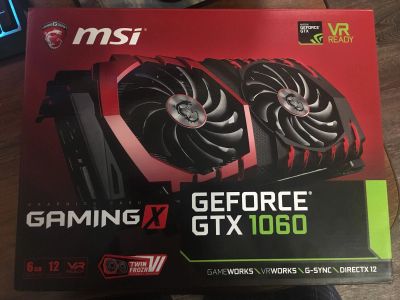 Лот: 17426328. Фото: 1. Видеокарта GTX 1060 6Gb MSI Gaming... Видеокарты