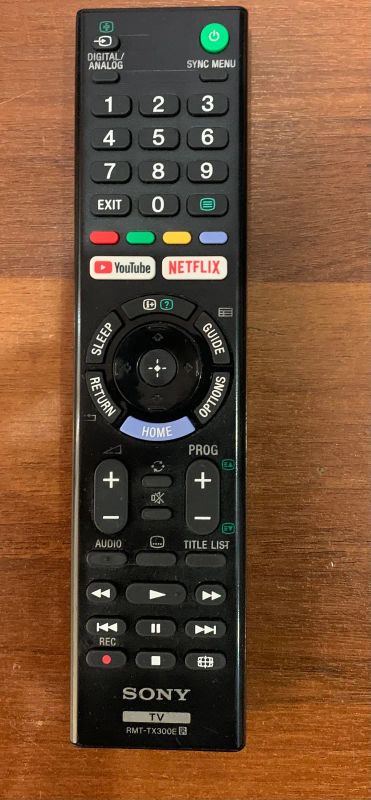 Лот: 25794095. Фото: 1. Пульт ДУ SONY RMT-TX300E, Netflix... Пульты ДУ