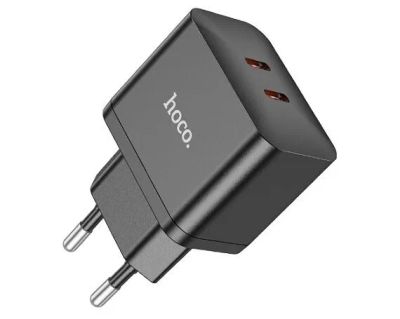 Лот: 20884727. Фото: 1. СЗУ-2USB-C, Hoco N29, 35W, черный. Зарядные устройства, блоки питания, адаптеры сетевые для смартфонов