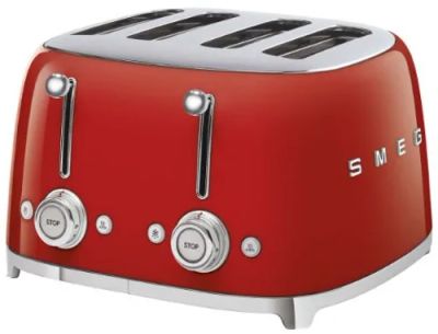 Лот: 24449686. Фото: 1. Тостер Smeg TSF03RDEU. Кухонная