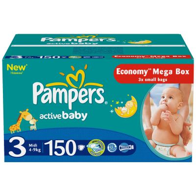 Лот: 4768496. Фото: 1. Подгузники Pampers Active baby... Детская гигиена