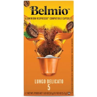 Лот: 24546995. Фото: 1. Кофе в капсулах Belmio Lungo Delicato... Чай, кофе, какао