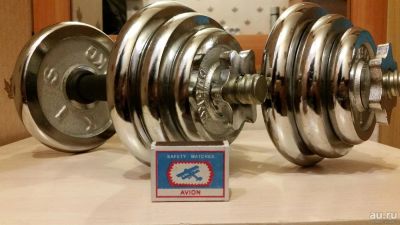 Лот: 9134695. Фото: 1. Гантели общий вес 15 кг (7.5 кг... Гантели