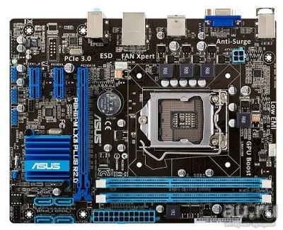 Лот: 8998403. Фото: 1. Материнская плата ASUS P8H61M... Материнские платы
