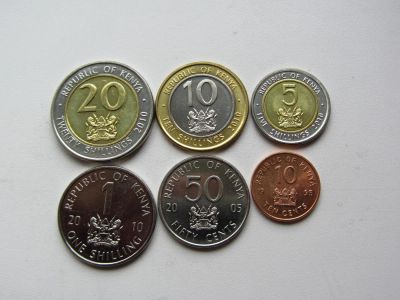 Лот: 11863937. Фото: 1. Кения набор из 6 монет 10, 50... Африка