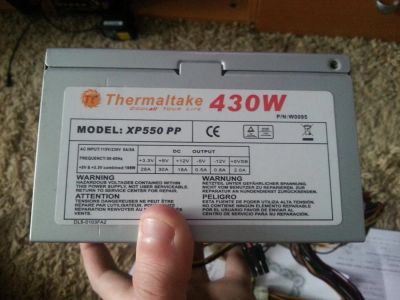 Лот: 3208696. Фото: 1. Блок питания Thermaltake XP550PP... Корпуса, блоки питания
