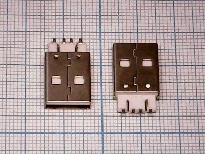 Лот: 12287058. Фото: 1. Разъём USB №054 ver.2.0 male. Разъёмы
