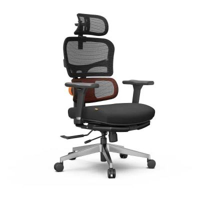 Лот: 25547381. Фото: 1. Кресло FoxGear NETZ X Black (FG-NETZ-X-BK... Наушники, гарнитуры