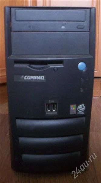 Лот: 1718703. Фото: 1. Корпус для компа mATX Compaq Evo... Корпуса, блоки питания