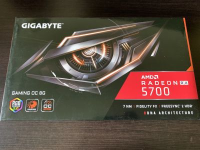 Лот: 16495936. Фото: 1. 8GB RX5700 Gigabyte Gaming OC... Видеокарты