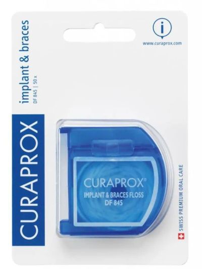 Лот: 23730687. Фото: 1. Curaprox Нить зубная д/имплантов... Лекарства