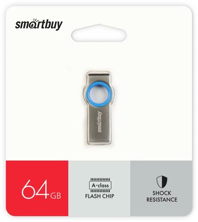 Лот: 21024050. Фото: 1. 64GB накопитель Smartbuy MC2 Metal... USB-флеш карты