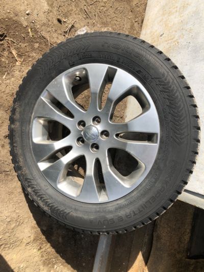Лот: 18146203. Фото: 1. Колёса зимние 4шт Subaru r17. Шины на дисках