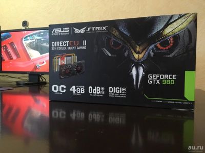 Лот: 13607399. Фото: 1. Asus Strix Geforce GTX 980. Видеокарты