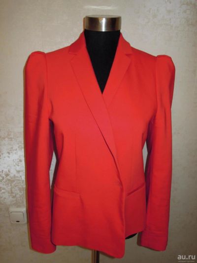 Лот: 8259037. Фото: 1. восхитительный красный(алый) пиджак... Пиджаки, жилеты