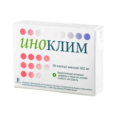 Лот: 25568059. Фото: 1. Иноклим капс. 382мг №30. Народная медицина, БАДы