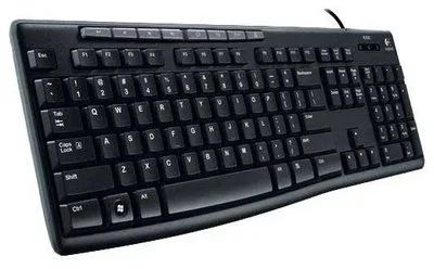 Лот: 13927310. Фото: 1. Kлавиатура Logitech Keyboard K200... Клавиатуры и мыши