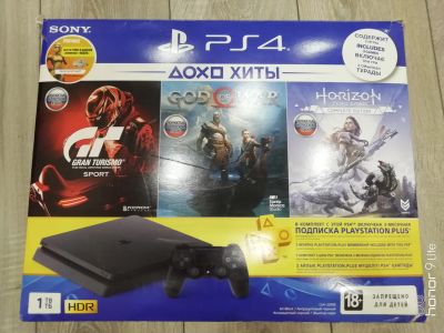 Лот: 21020784. Фото: 1. PS4 Slim. Игровые приставки, консоли