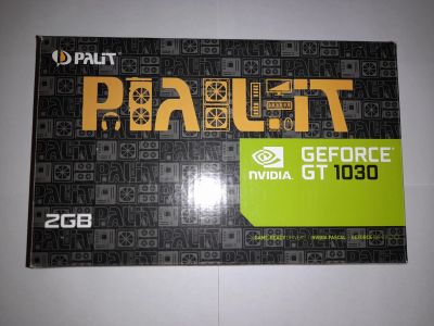 Лот: 18622436. Фото: 1. Palit gt1030 2GB DDR5 на гарантии. Видеокарты