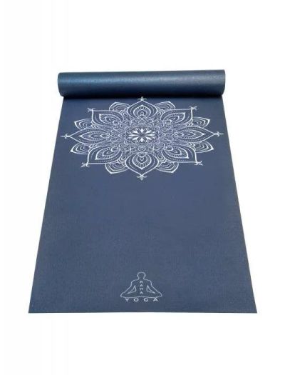 Лот: 17426233. Фото: 1. Коврик для йоги Mandala Blue Germany. Фитнес, аэробика и гимнастика