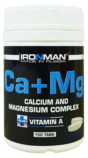 Лот: 7996900. Фото: 1. Ironman Ca+Mg 60 таб (кальций... Спортивное питание, витамины