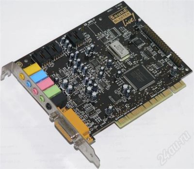 Лот: 656605. Фото: 1. PCI Sound Blaster Live! CT4830. Звуковые карты