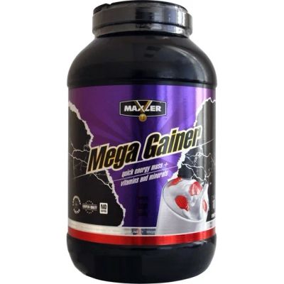 Лот: 6674501. Фото: 1. Гейнеры Mega Gainer (Maxler) 4540g. Спортивное питание, витамины