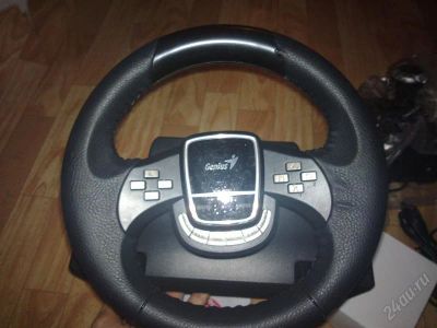Лот: 1067597. Фото: 1. Руль Genius TwinWheel 900 FF. Рули, джойстики