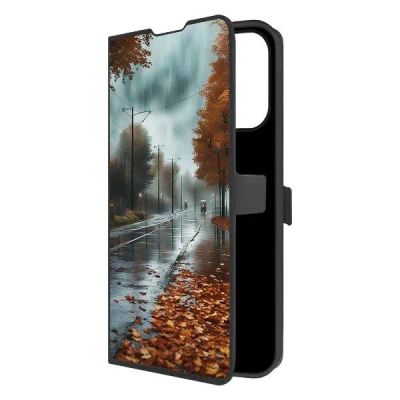 Лот: 25085966. Фото: 1. Чехол Krutoff Eco Book "Осенний... Чехлы, бамперы