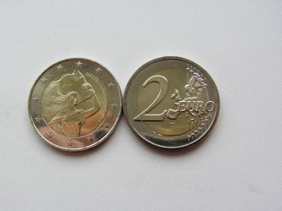 Лот: 14829221. Фото: 1. Мальта 2 евро 2014 " 50 лет независимости... Европа