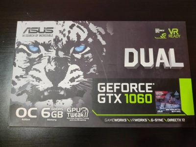 Лот: 19547638. Фото: 1. Asus dual Nvidia GeForce GTX 1060... Видеокарты