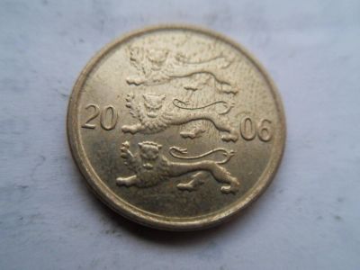 Лот: 10894354. Фото: 1. Эстония 10 сентов 2006. Европа
