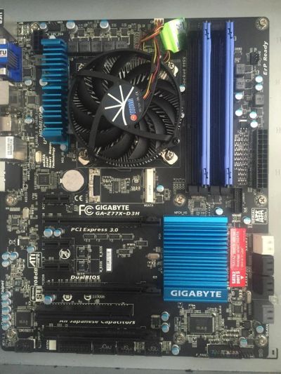 Лот: 5514756. Фото: 1. Материнска плата gigabyte ga-z77x-d3h... Материнские платы