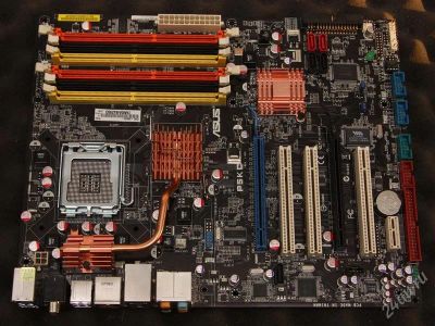 Лот: 1416832. Фото: 1. Asus P5KC Intel P35, 2xPCI-E... Материнские платы