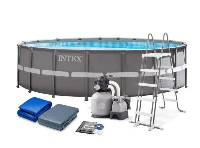 Лот: 22366795. Фото: 1. Бассейн на опорах 549х132см Intex... Бассейны, аксессуары и комплектующие